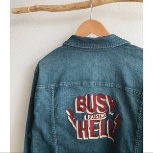 Idyllwind by Miranda Lambert • Busy Raising Hell Denim Jacket
